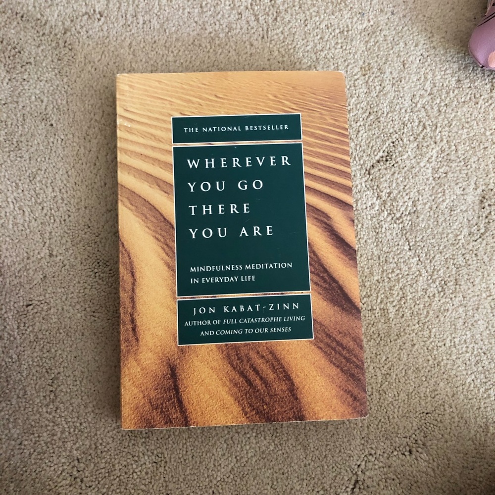 3 for $15🌸 Wherever you go, there you are book📖